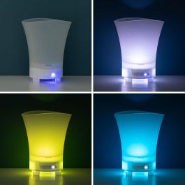 Cubitera LED con Altavoz Recargable Sonice InnovaGoods Cubitera LED con Altavoz Recargable Sonice InnovaGoods