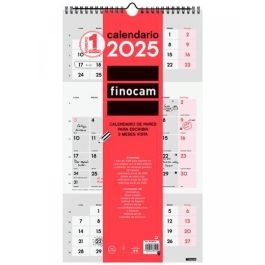 Finocam Calendario De Pared Para Escribir 3 Meses Vista M-236x430 mm Neutro 2025 Precio: 5.89000049. SKU: B1G6MWHCPP