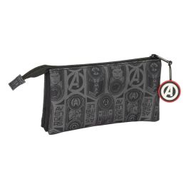 Safta Portatodo Triple Compartimento Estuche Escolar Avengers 'Vendetta' para Niños y Niñas de 3 Años en Adelante con Medidas 22x12x3cm