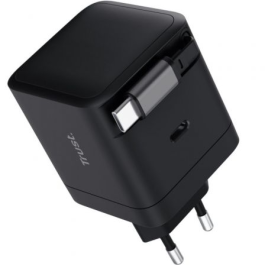 Trust Maxo Cargador de Pared 65W, 2x USB-C con Cable Retráctil para Portátil/Tablet/Teléfono, Ref. 25805 Precio: 35.50000003. SKU: B12FWYSZZG