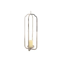 Portavela Moderno DKD Home Decor Plateado 21 x 62 x 21 cm Portavela Moderno DKD Home Decor Plateado 21 x 62 x 21 cm
