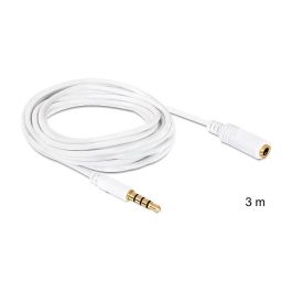 DeLOCK Adaptador de Audio, Cable Jack 6.35mm Macho a 3.5mm Hembra, 3m, Blanco Precio: 8.2522. SKU: B18HCEGPQ7