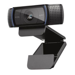 Logitech Webcam HD Pro C920s - Autofocus, RightLight 2, Micrófonos Duales, Tapa de Privacidad, Ideal para Videoconferencias y Streaming