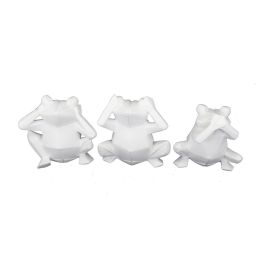 Figura Moderno DKD Home Decor Blanco 13 x 17.8 x 18.5 cm (3 Unidades) Precio: 48.50000045. SKU: S3039675