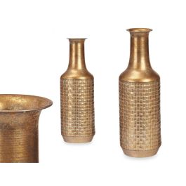 Jarron Relieve Alto Oro Envejecido Giftdecor 14X46CM (4 Unidades) Precio: 64.49999985. SKU: B1GWZ6PYBT