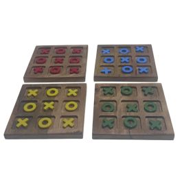 DKD Home Decor Juego de Mesa Tres en Raya Moderno 15 x 2 x 15 cm (4 Unidades) Mango Resina Precio: 47.49999958. SKU: B1KFMKXXJV