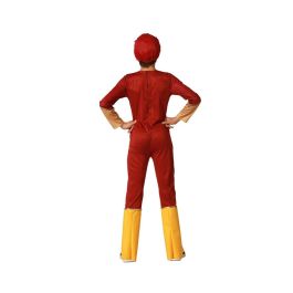 Disfraz Super Heroe Comic Rojo Rayo Niño Infantil 7-9 Años Disfraz Super Heroe Comic Rojo Rayo Niño Infantil 7-9 Años