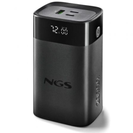 NGS TWIX20 Powerbank 20000mAh 65W compatible con portátiles Carga Rápida USB-C Negra