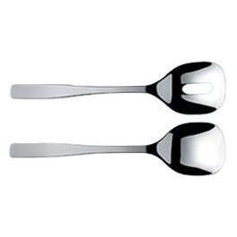 Alessi AJM22/14 Cubiertos de ensalada KnifeForkSpoon en acero inoxidable 18/10, diseño de Jasper Morrison Precio: 28.9500002. SKU: B1E6KE8S7Z