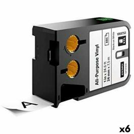 Cinta de transferencia térmica Dymo Blanco Negro 24 x 7,5 mm Vinilo (6 Unidades) Precio: 293.98999982. SKU: S8424217