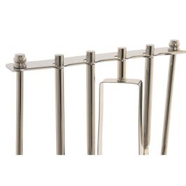 DKD Home Decor Set de 4 Accesorios de Cóctel Glam Inox Acacia Plateado Natural 9x30x25.5 cm DKD Home Decor Set de 4 Accesorios de Cóctel Glam Inox Acacia Plateado Natural 9x30x25.5 cm