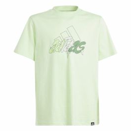 Camiseta de Manga Corta Adidas Table Illustrated Verde Claro Precio: 25.6641. SKU: B1CV6CSJEK