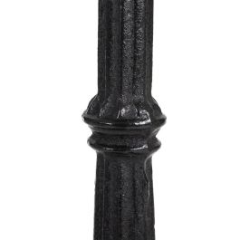 Mesa Auxiliar Blanco-Negro Metal-Mármol 70 X 70 X 71 cm