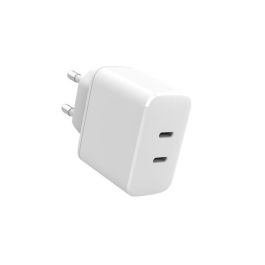 eSTUFF Cargador INFINITE USB-C PD 35W Blanco – 98% Plástico Reciclado para Smartphones y Tablets