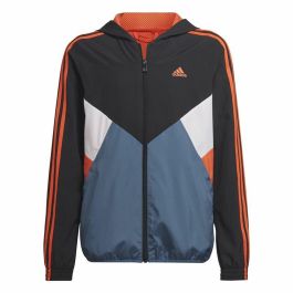 Chaqueta Deportiva para Niños Adidas Colorblock Negro