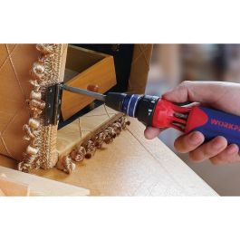 Workpro Destornillador de Carraca 12 en 1 con Cambio Rápido de Puntas, Incluye Puntas Planas, Phillips y Torx
