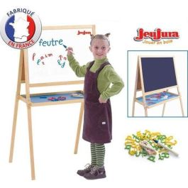 Jeujura - Mesa de madera creativa de doble cara (tizas + marcadores) Precio: 50.49999977. SKU: S7145228