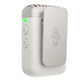 Dji DJI1726653659564 Transmisor inalámbrico Mic 2, blanco perla, audio HD, grabación de 32 bits