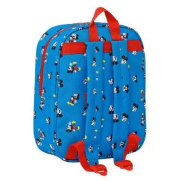 Mochila Escolar Mickey Mouse Clubhouse Azul 22 x 27 x 10 cm 3D