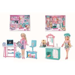 Muñeca sparkle veterinaria con clínica o pastelera con cocina 26 cm - modelos surtidos Muñeca sparkle veterinaria con clínica o pastelera con cocina 26 cm - modelos surtidos
