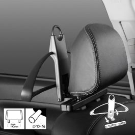 Rati V01350 Percha para Ropa y Trajes con Soporte para Coche, Producto Europeo de Calidad OEM, Fácil de Instalar