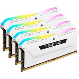 Corsair CMH32GX4M4D3600C18W Vengeance RGB PRO SL - Kit de memoria RAM 32 GB (4x 8 GB) DDR4 3600MHz Intel XMP