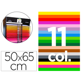 Iris Cartulina Pack "D" C400080167 50x65 cm 185 gr 11 Colores Surtidos 275 Und Precio: 130.68999944. SKU: B1C3ZR6294
