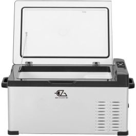 EZA EZA3700628258537 Nevera de Compresor 25L - Refrigeración/Congelación 12V / 24V / 220V - Gris