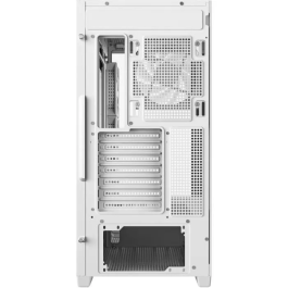 Deepcool Caja Gaming CG580 4F WH Blanca con 4 Ventiladores ARGB - Chasis ATX con Cristal Templado para Gaming y PC de Alto Rendimiento