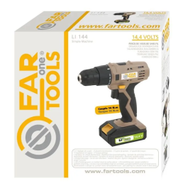 FARTOOLS Taladro inalámbrico LI 144 - 14.4 V - 1.3 Ah