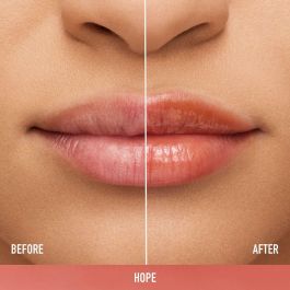 bareMinerals DEWY LIP GLOSS BALM Bálsamo Labial Brillo #Hope, 24h Hidratación Intensa, Color Intenso, Vegano 94% Ingredientes Limpios, 2.3 gr