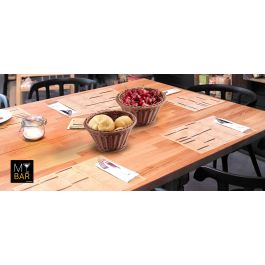 Inde Cesta Pp Rattan 18.5 cm x 19.3 cm x 9.5 cm