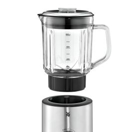WMF 0416490011 KITCHENminis Coup Batidora de vaso 0.8L 400W Negro/Acero inoxidable, jarra de vidrio con 6 cuchillas