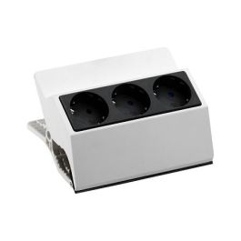 Bachmann Peggy Regleta de enchufes con 3 tomas Schuko y obturador de seguridad, cable de 3 metros, color blanco, para interior y oficina en casa Precio: 45.0241. SKU: B1CE7Y655P