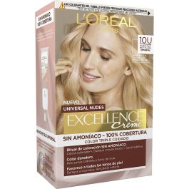 Tinte Permanente L'Oreal Make Up Excellence Rubio Claro Nº 10u-Lightest Blonde (5 Unidades)