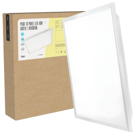 BX3 LIGHT Pack de 10 Paneles LED Modulares 600x600, 40W, 4000K, Empotrable Techo Desmontable, para Oficinas BX3-LP-40W-U19-W Precio: 170.69000036. SKU: B13M9NXXBQ