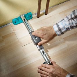 Wolfcraft 6945000 Dispositivo de tracción y martillado 3 en 1 para instalar laminado y entarimado apto para 7-13 mm