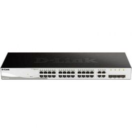 D-Link DGS-1210-24/E Switch Gestionado Smart 24 Puertos RJ-45 Gigabit, 4 SFP, Sin Ventilador, Montaje en Rack 1U Precio: 195.50000008. SKU: S55157984