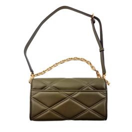 Bolso Mujer Michael Kors Serena Verde 25 x 15 x 4 cm Bolso Mujer Michael Kors Serena Verde 25 x 15 x 4 cm