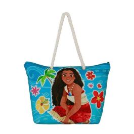 Karactermania Bolsa de Playa Soleil Vaiana Sea 52 x17 x37 cm Azul Poliéster Compartimento Cremallera Asas