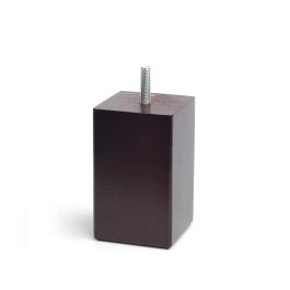 Rei mod.433 Pata cuadrada de haya en color wengué, para muebles bajos, 6x6x10cm Precio: 7.49999987. SKU: S7912501