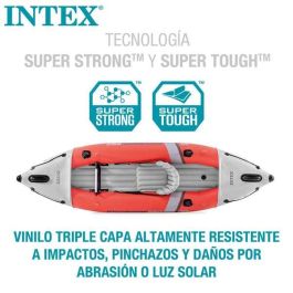 Intex Kayak Excursion Pro 305x91x46 cm PVC Remo Incluido Aluminio Bomba
