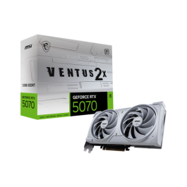 MSI GeForce RTX 5070 VENTUS 2X OC White 12GB GDDR7 PCIe x16 5.0 912-V532-004 Precio: 673.4999997. SKU: B1F66GFLXB