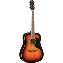 EKO Ranger VI Guitarra Acústica Dreadnought Brown Sunburst Cuerpo de Abeto y Tilo Mástil de Abedul