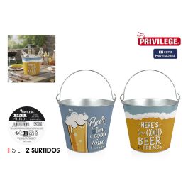 Inde Cubo para Hielo Redondo, 5 Litros, Capacidad 5L, Diámetro 22.5 cm x Altura 18.5 cm (8 Unidades) Precio: 25.88999974. SKU: B16L9W74ZA
