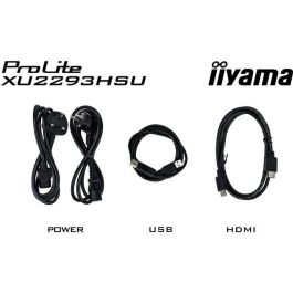 Iiyama XU2293HSU-B7 Monitor para PC 21.5 pulgadas FHD IPS 100Hz 1ms HDMI DisplayPort HUB USB Altavoces Negro