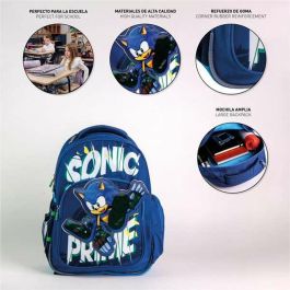 Mochila escolar mediana 42 cm sonic prime 3.3 x 4.2 x 42.0 cm Mochila escolar mediana 42 cm sonic prime 3.3 x 4.2 x 42.0 cm
