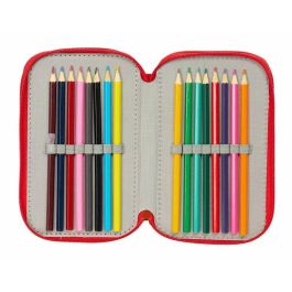 Safta Plumier triple 37 piezas Mickey Mouse 12,5x19,5x5,5cm