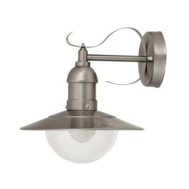 RABALUX Oslo Aplique Exterior 1xE27 IP44 RAB-8681 Acero Inoxidable Metal Plástico Translucido 26.5cm Alto 28cm Extensión Hasta 60W