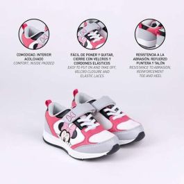 Zapatillas Deportivas Infantiles Minnie Mouse Gris Rosa 29